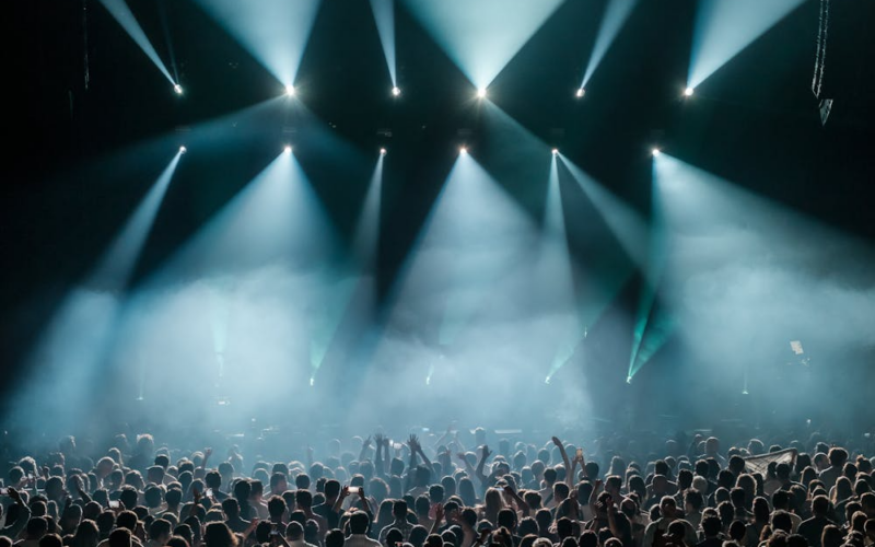 multime de oameni la concert